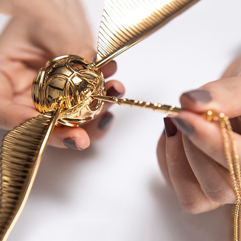 Gouden Fang Verguld 18k Schatkist Ringdoos Met Bewegelijk Luxe Sieraden Ontwerp Voor Collectie en Cadeau