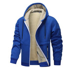 Heren Casual Fleece Bomberjas – Comfortabele Losse Pasvorm