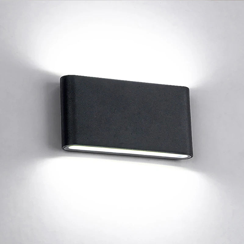 Moderne Zwarte Wandlamp IP65 Waterdicht voor Binnengebruik – LED Muurlamp met Aluminium Constructie-4