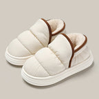 Leyla - Winter Pluche Sneeuwlaarzen voor Dames | Dikke platform enkelwarmers