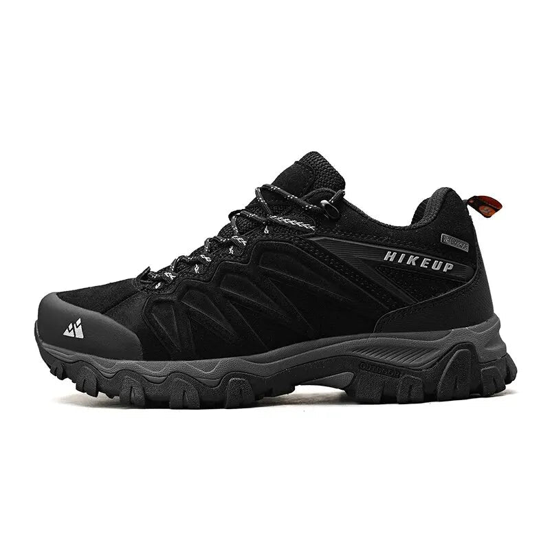 Heren Wandelschoenen Leer Duurzaam Met Antislip Rubberen Zool 2
