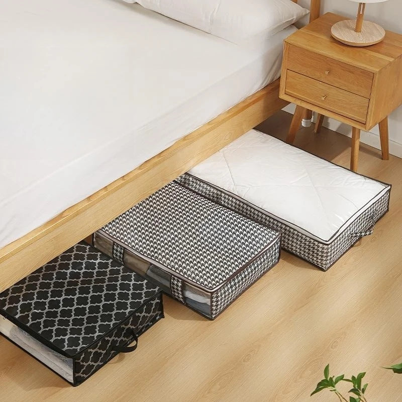 Multifunctionele Opbergdoos met Deksel voor Onder het Bed – Ruimtebesparend en Duurzaam, Ideaal voor Kleding en Dekbedden