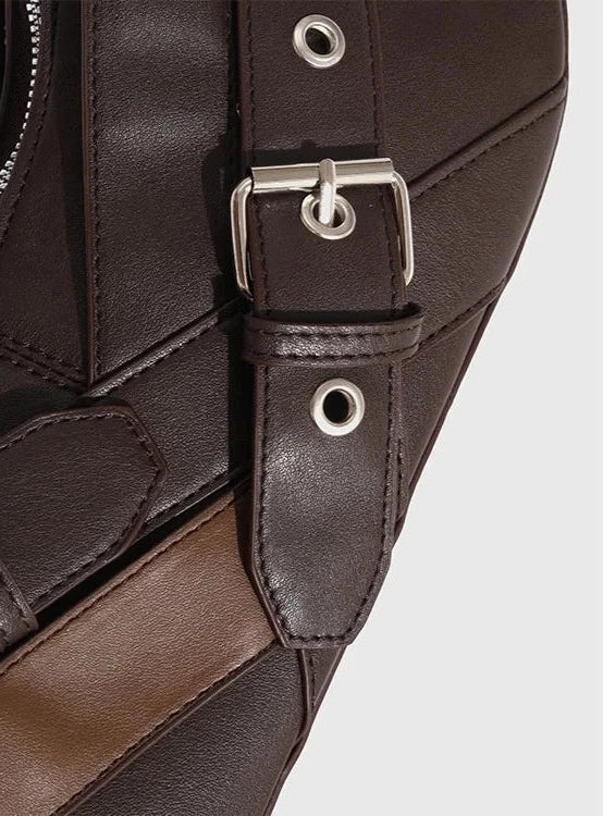 Kylie Buckle-Strap Schoudertas