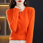 Maren: 100% pure wollen cashmere trui voor de winter en herfst