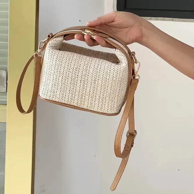 Trendy geweven emmertas - Summer Seaside Essential