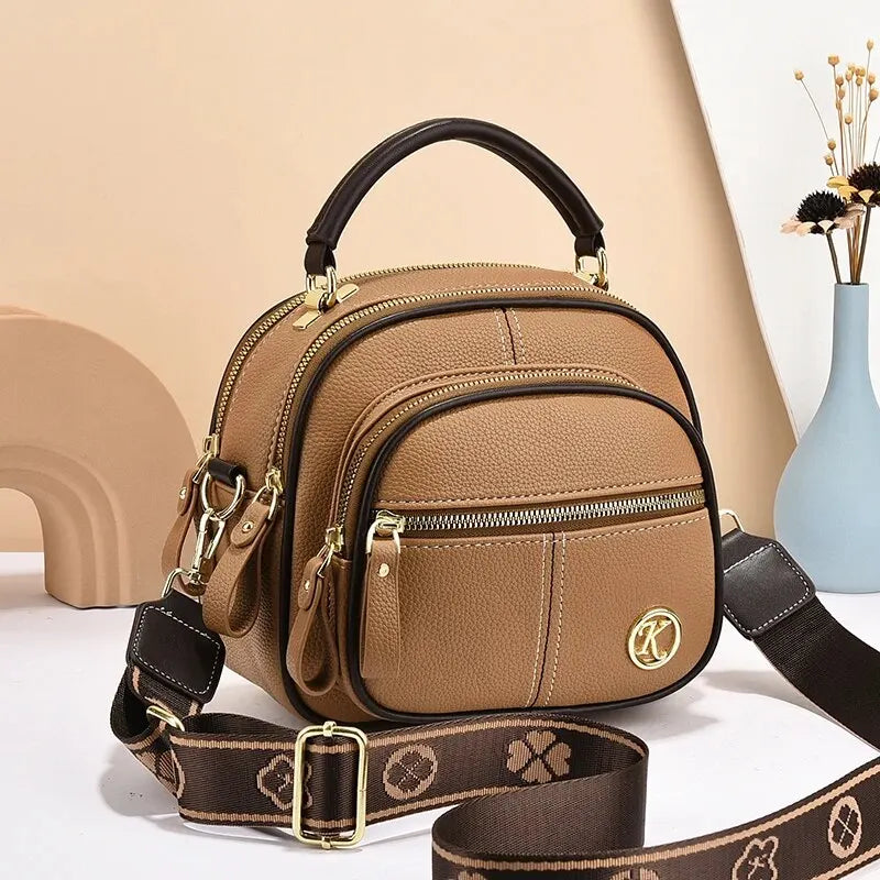 Klassieke leren crossbodytas™ | Stijlvolle schoudertas