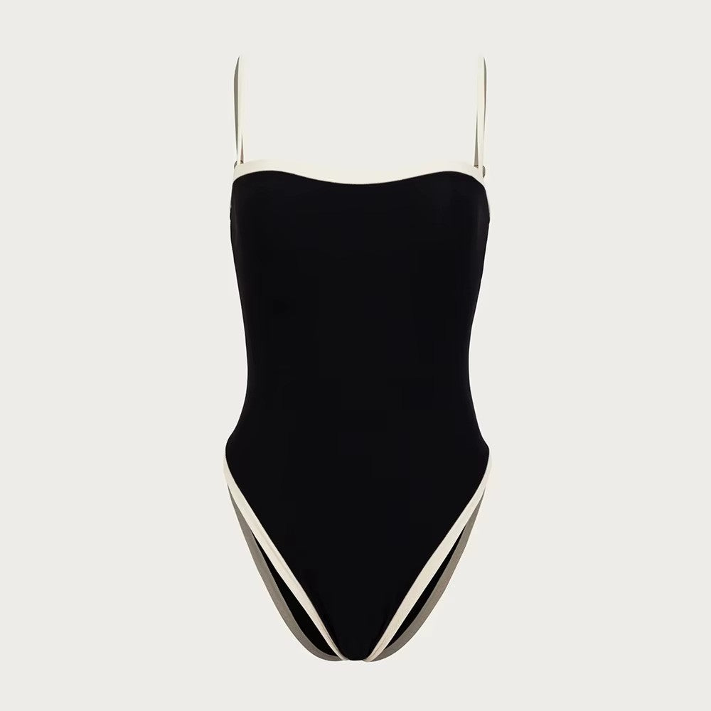 Bandeau Badpak Voor Dames Met Verstelbare Bandjes In Trendy Ontwerp Voor Strand En Zwembad