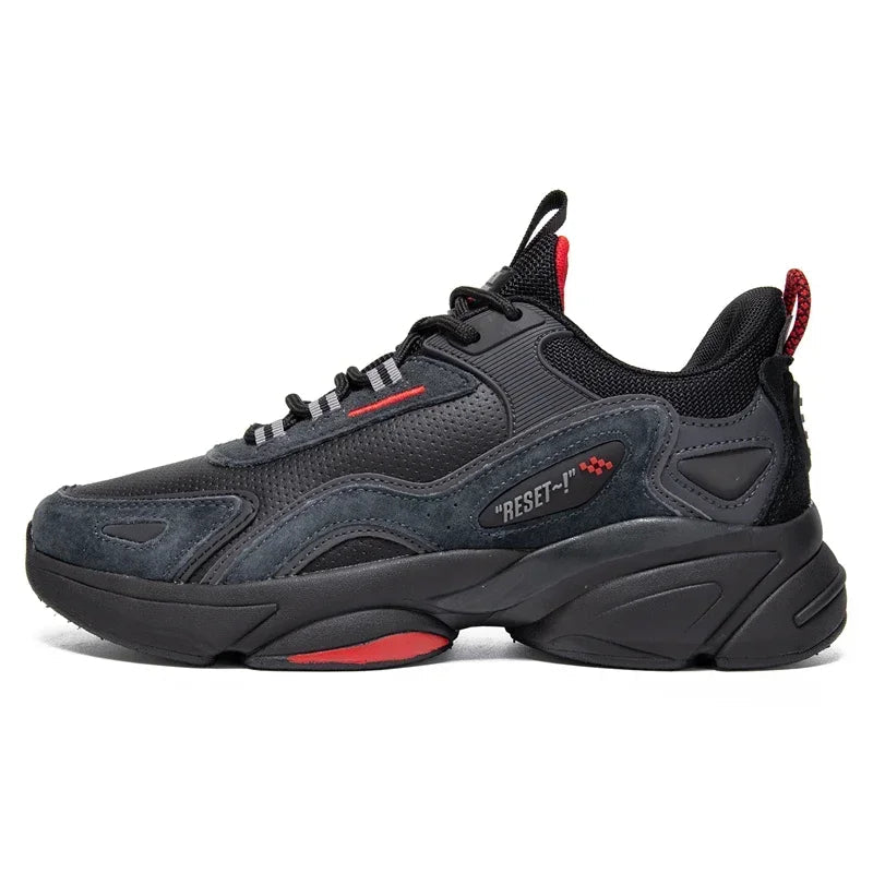 Heren Sneakers Leer Casual met Niet-Slipzool voor Comfortabele Dagelijkse Stijl 4