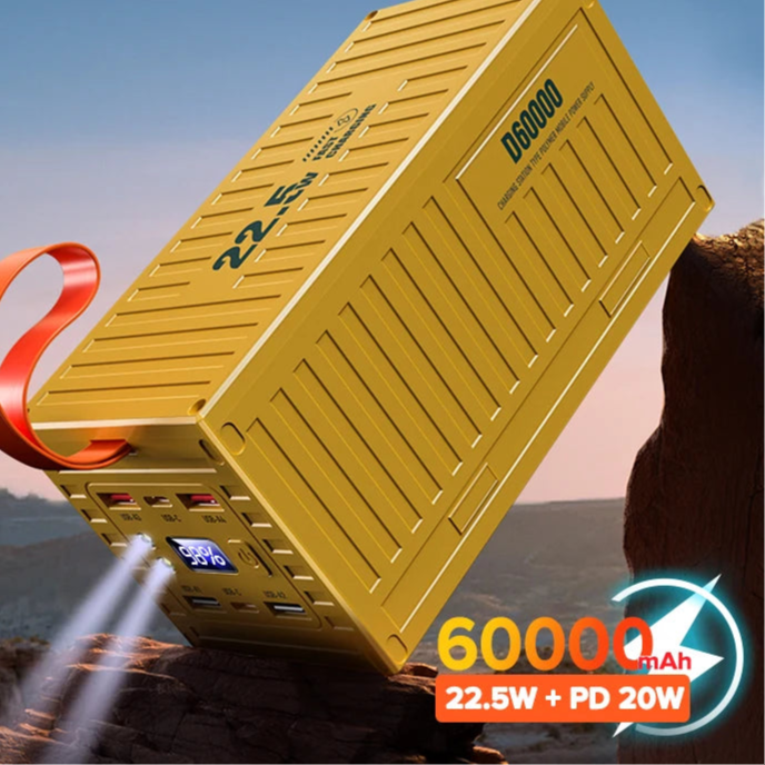Powerbank 60000mAh met 22.5W PD en QC 3.0 – Snelladen voor iPhone en Xiaomi, Beste Powerbank Kopen-1