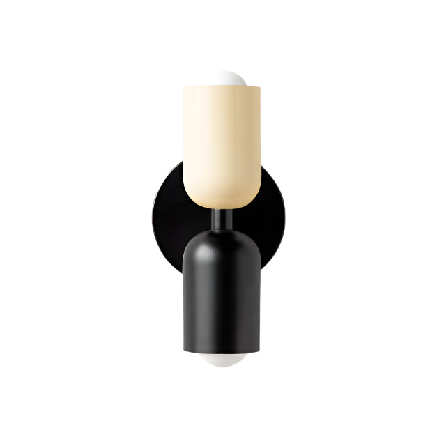 GlowDuo - Dubbele LED Wandlampen Crème Elegantie