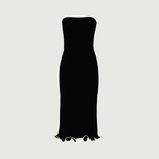 TARUXY "Sara" Gebreide Mini-jurk voor Dames - Elegante Contrastkleur Trui-jurk