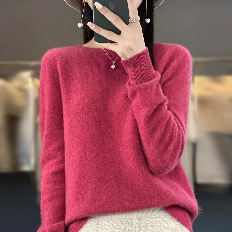 Selena: 100% Australische merino wol sweater/pullover