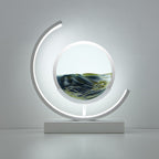 Quicksand Tafellamp Met Draaibaar Dynamisch 3D Zand En Zacht LED Licht Voor Sfeervolle Huisdecoratie En Oogbescherming