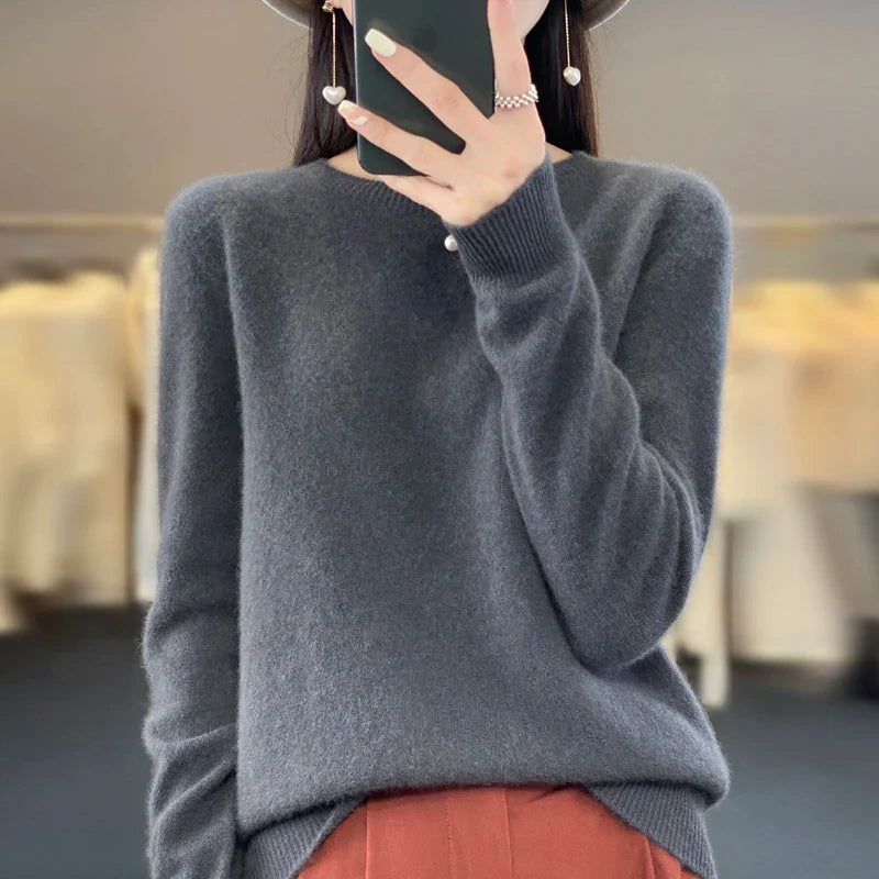 Selena: 100% Australische merino wol sweater/pullover