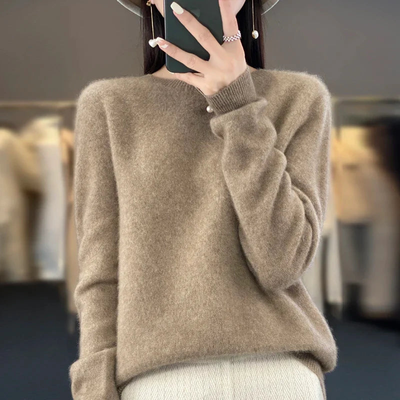 Selena: 100% Australische merino wol sweater/pullover