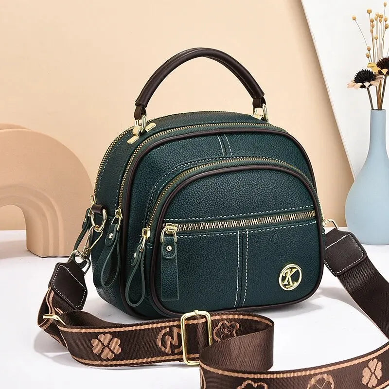 Klassieke leren crossbodytas™ | Stijlvolle schoudertas