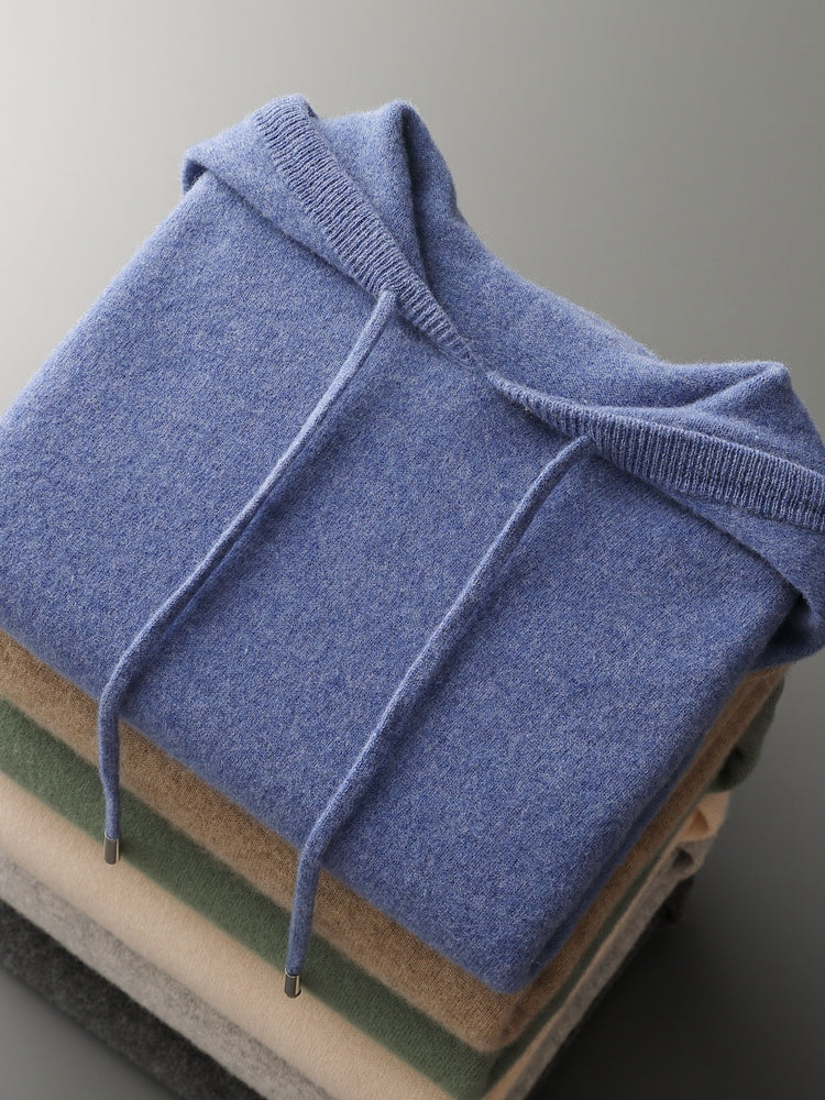Nils: 100% Australische Wol Hoodie/Trui