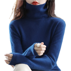 Sinead: Japanse gebreide 100% kasjmier coltrui voor vrouwen: herfst- en wintermust-have