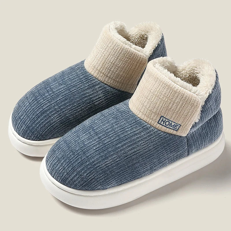 Leyla - Winter Pluche Sneeuwlaarzen voor Dames | Dikke platform enkelwarmers