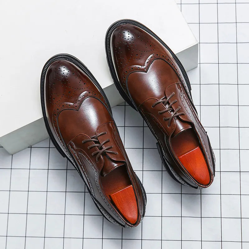 Heren Formele Schoenen Comfortabele Pasvorm Duurzaam Leer