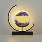Quicksand Tafellamp Met Draaibaar Dynamisch 3D Zand En Zacht LED Licht Voor Sfeervolle Huisdecoratie En Oogbescherming