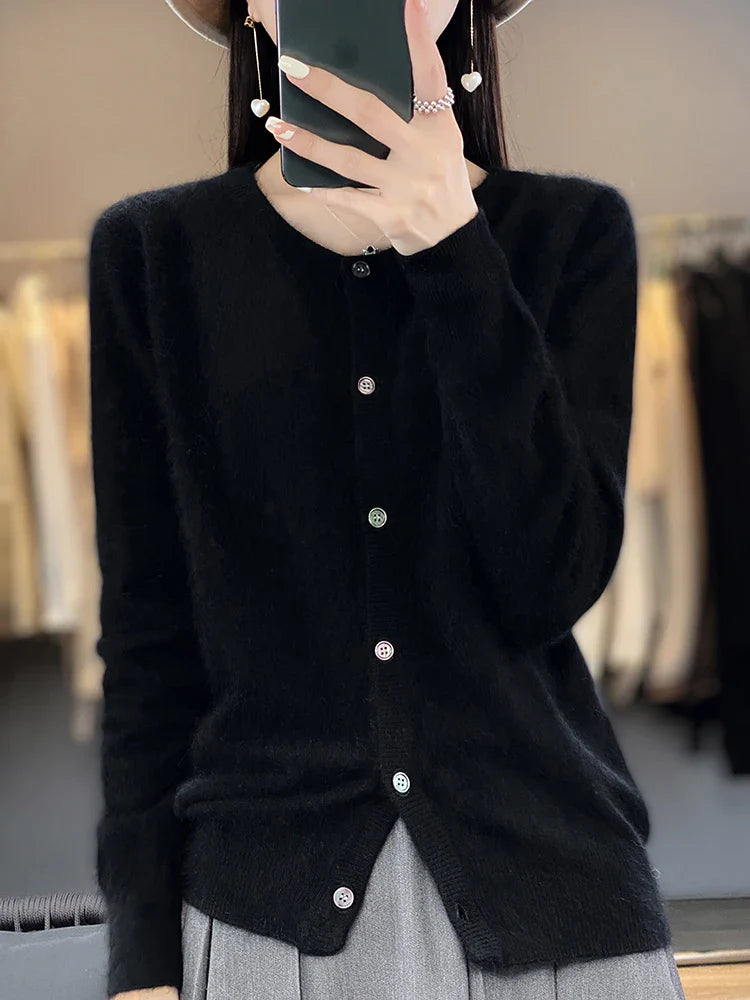 Celine: Trui/Cardigan Super Warm | Pure 100% Kasjmier Trui