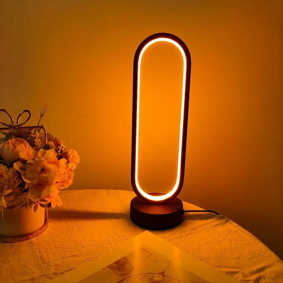 Ringlamp met Driekleurige Dimming – LED Nachtlicht voor Slaapkamer en Woonkamer, Eenvoudig te Installeren, 30 cm Diameter-5
