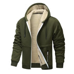 Heren Casual Fleece Bomberjas – Comfortabele Losse Pasvorm