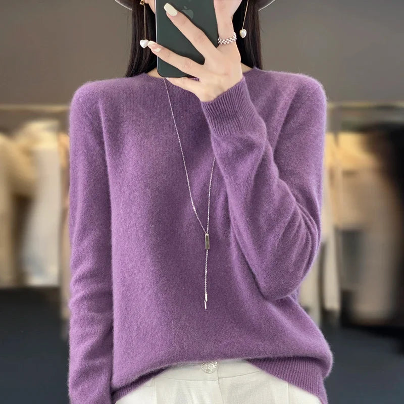 Selena: 100% Australische merino wol sweater/pullover