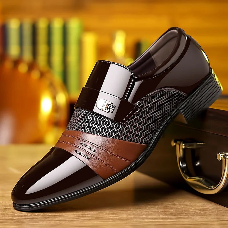 Elegante Formele Heren Loafers Hoogwaardig Comfort Materiaal
