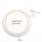 Nieuwe Eenvoudige Imitatie Zoetwaterparel Ketting