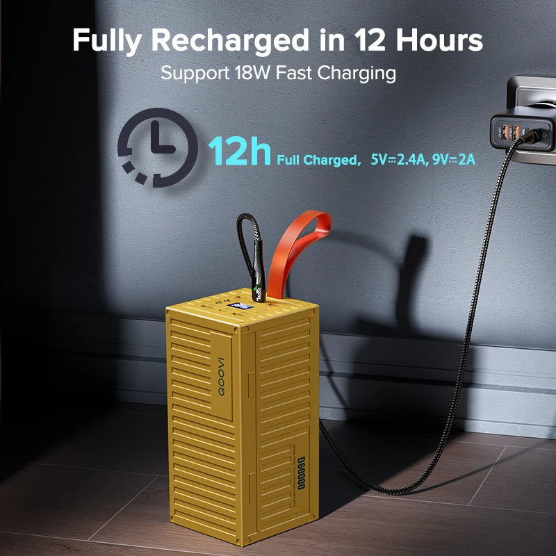 Powerbank 60000mAh met 22.5W PD en QC 3.0 – Snelladen voor iPhone en Xiaomi, Beste Powerbank Kopen-5