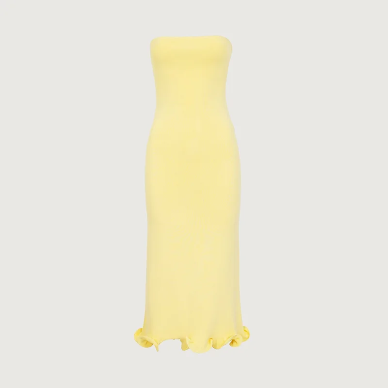 TARUXY "Sara" Gebreide Mini-jurk voor Dames - Elegante Contrastkleur Trui-jurk