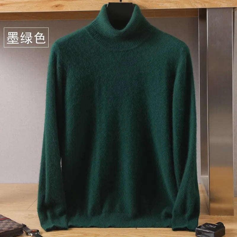 Japanse brei - Heren 100% Kasjmier - pure kasjmier fluwelen trui