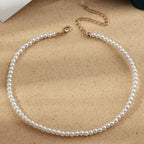 Nieuwe Eenvoudige Imitatie Zoetwaterparel Ketting