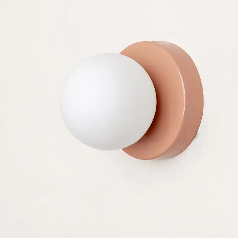 Creatieve LED wandlamp Macaron 10/12cm