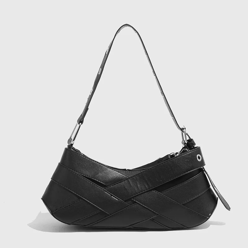 Kylie Buckle-Strap Schoudertas
