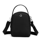 Duurzame nylon 3-laags mini-schoudertas
