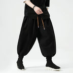 Heren Wijd Beenbroek Katoen-Linnenmix Casual Zomerbroek 4