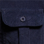 Aiopeseon 100% katoenen corduroy overhemd