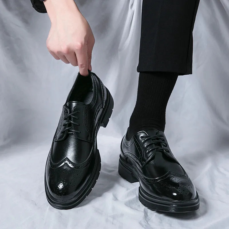 Heren Formele Schoenen Comfortabele Pasvorm Duurzaam Leer
