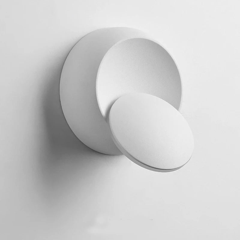 Variant image for Moderne 5W LED Wandlamp Zwart/Wit met 350 Graden Rotatie voor Binnen - Elegante Muurlamp voor Woonkamer en Slaapkamer-2