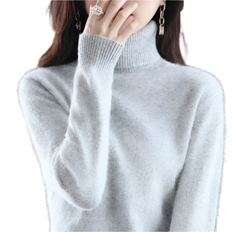 Sinead: Japanse gebreide 100% kasjmier coltrui voor vrouwen: herfst- en wintermust-have