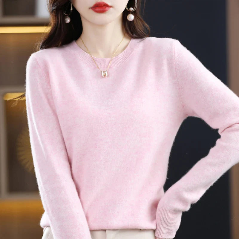 Claire: Dames 100% Pure Wol Cashmere Trui