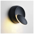 Variant image for Moderne 5W LED Wandlamp Zwart/Wit met 350 Graden Rotatie voor Binnen - Elegante Muurlamp voor Woonkamer en Slaapkamer-1