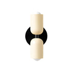 GlowDuo - Dubbele LED Wandlampen Crème Elegantie