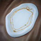 Halo Essence Evil Eye Gelaagde Ketting