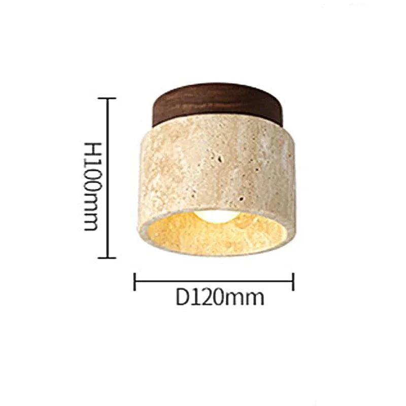 Freja - Marmer & Hout Plafondlamp