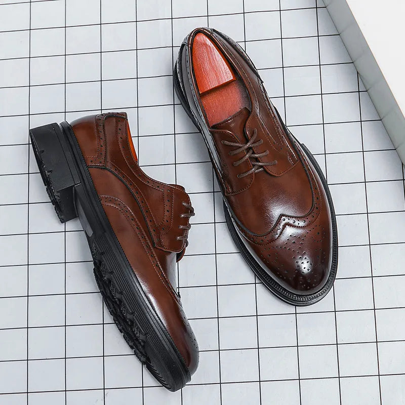 Heren Formele Schoenen Comfortabele Pasvorm Duurzaam Leer