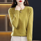 Maren: 100% pure wollen cashmere trui voor de winter en herfst